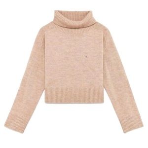 Aritzia Babatob Titus Turtleneck Sweater in Pink
